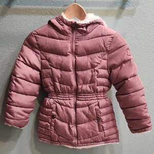 Steve Madden Dusty Rose/Mauve Puffer Jacket